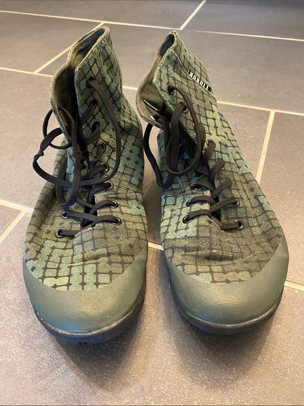 NOBULL Green Patterned Athletic Shoes